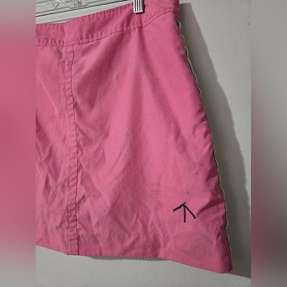 Lilly Pulitzer VTG Size 8 Tennis Skirt Skort Golf Pink Green Rickrack Trim - Picture 9 of 9